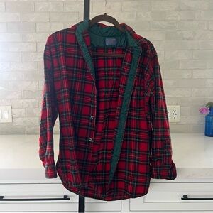 Pendleton Red and Green Plaid Jacket